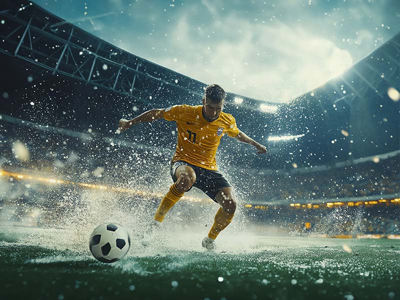 上帝的力量！伊布这岁数了还能光着脚凌空倒钩，简直是功夫足球！